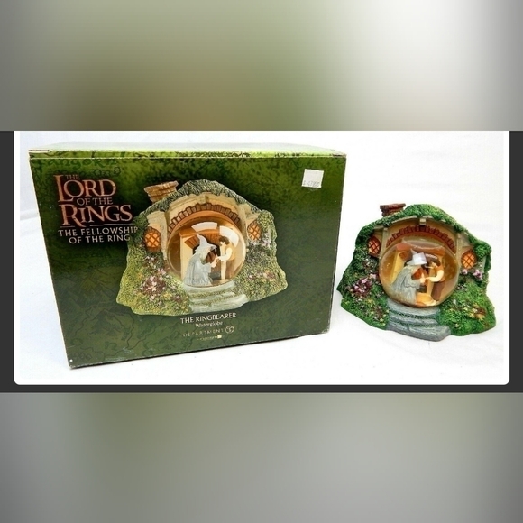 Very rare lord of the rings department 56 the fellowship of the rings waterglobe - Picture 1 of 7